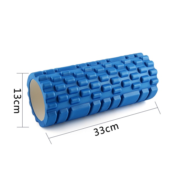 Blue Yoga Foam EVA Roller Exercise Trigger Point GYM Pilates Texture Physio MASSAGE